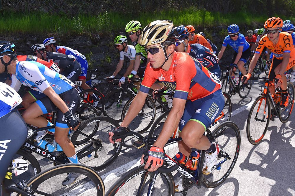 Domenico Pozzovivo of Italy and Team Bahrain Merida