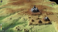 An example of one of the lidar scans of a Maya civilization discovered in Guatemala. 