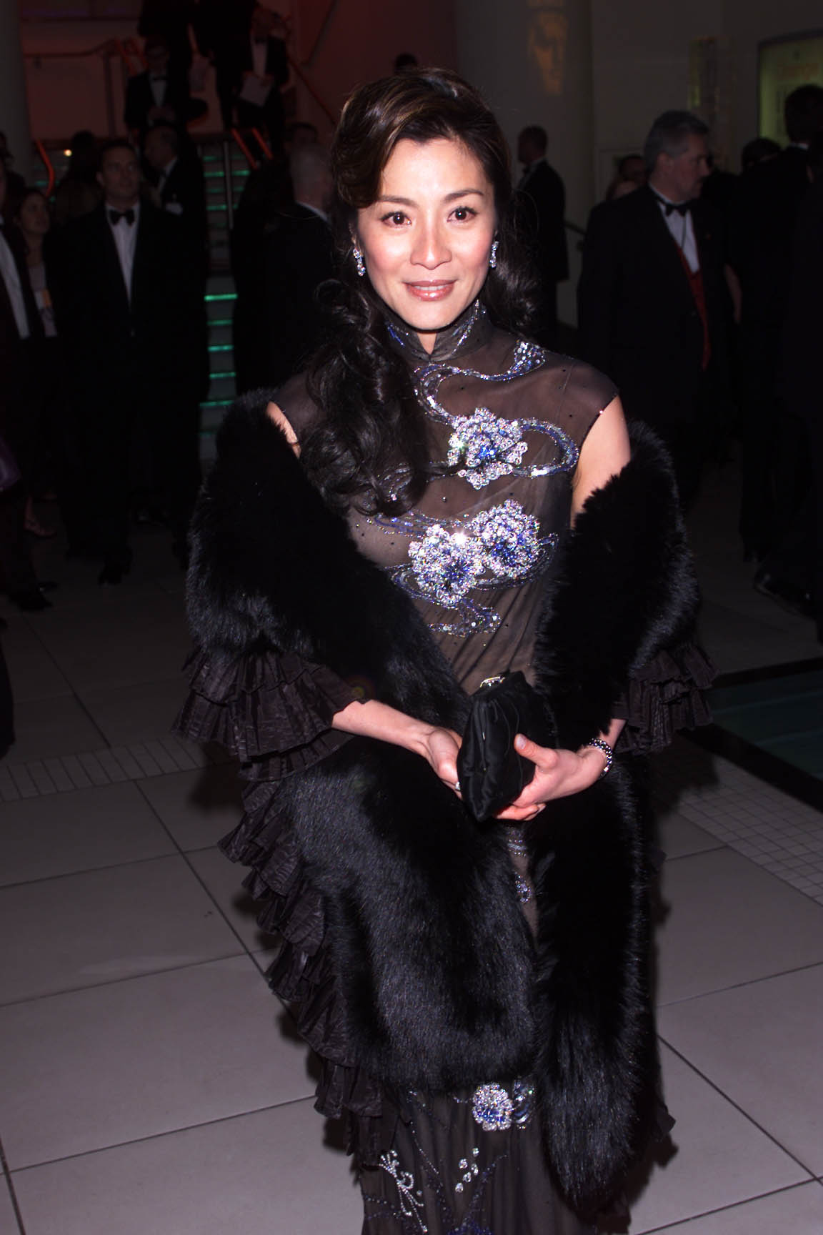 Michelle Yeoh The Bafta Awards. Odeon Cinema Leicester Square.London 2/25/2001