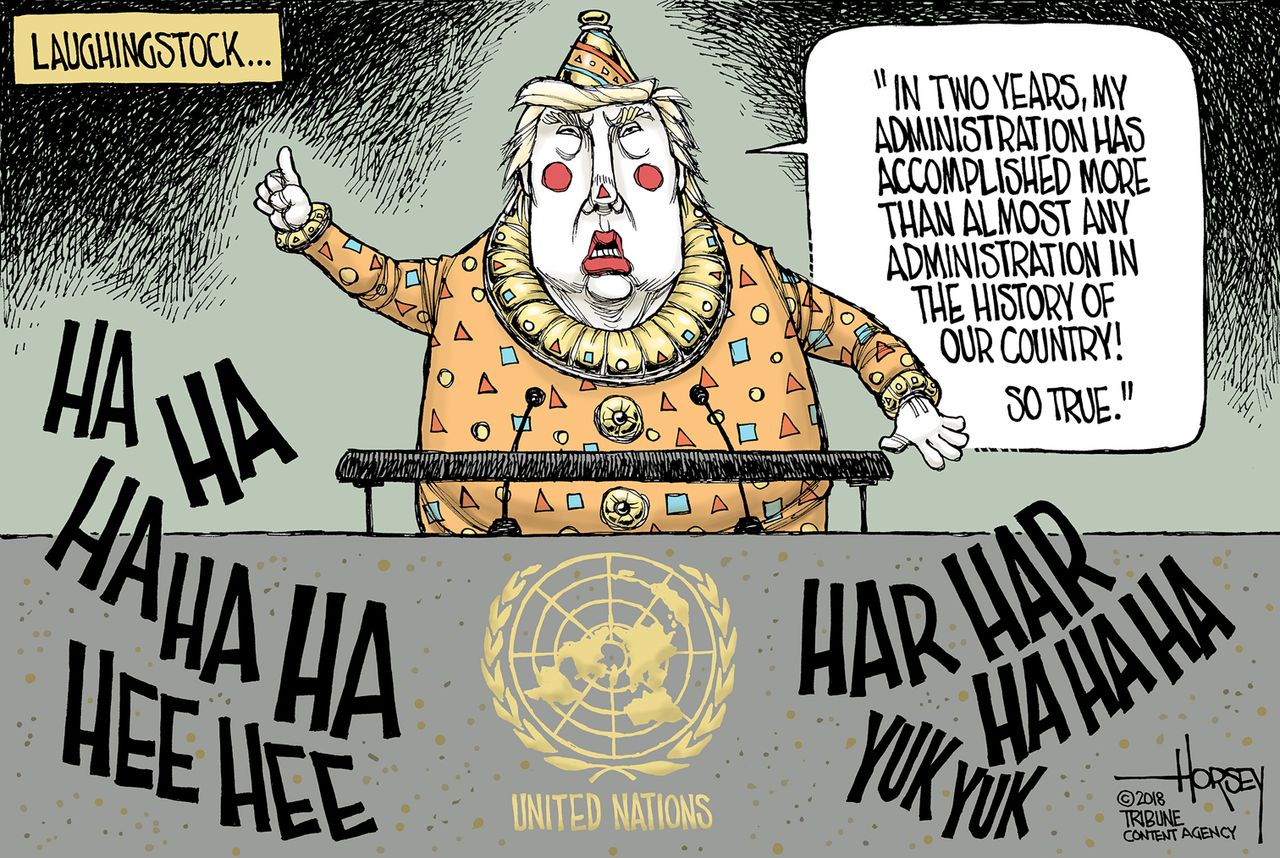 U.S. Trump United Nations laughter