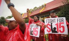 Fast food strike, September 2014