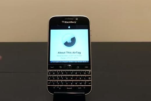 Airtag Blackberry