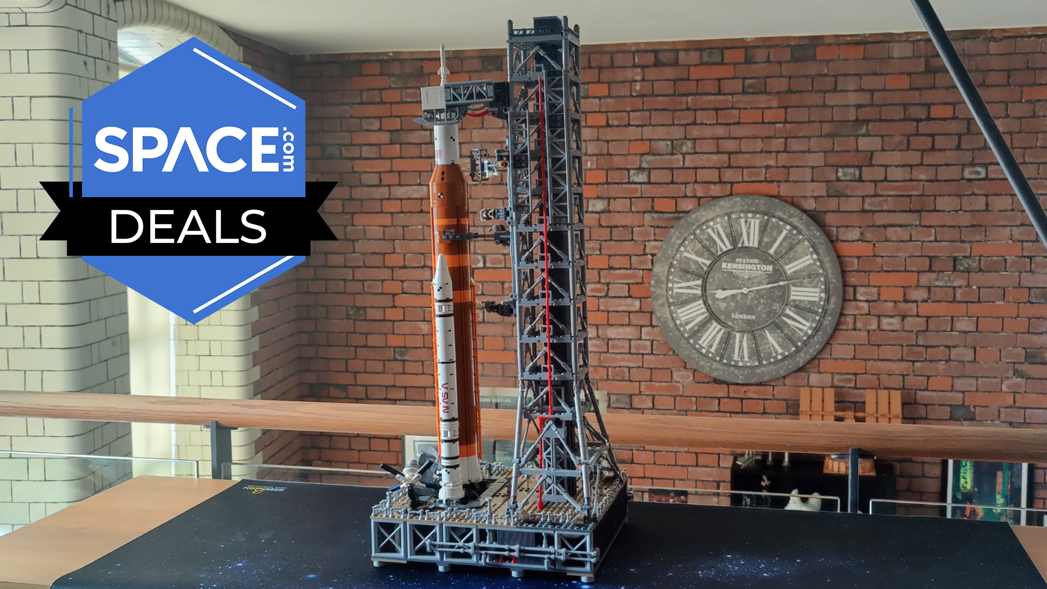 The massive Lego Icons NASA Artemis Space Launch System