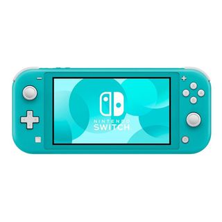 Best games console; the Nintendo Switch Lite on a white background