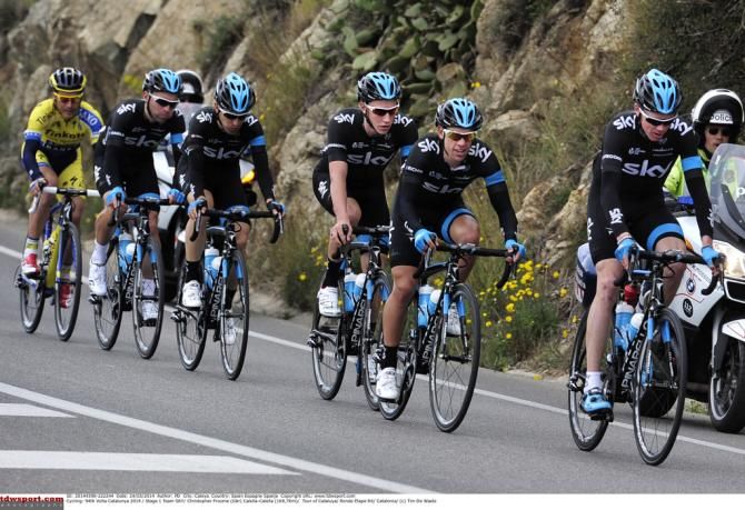 Chris Froome is back racing with Team Sky