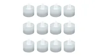 LUMABASE Bright White Non-flickering LED Tealights