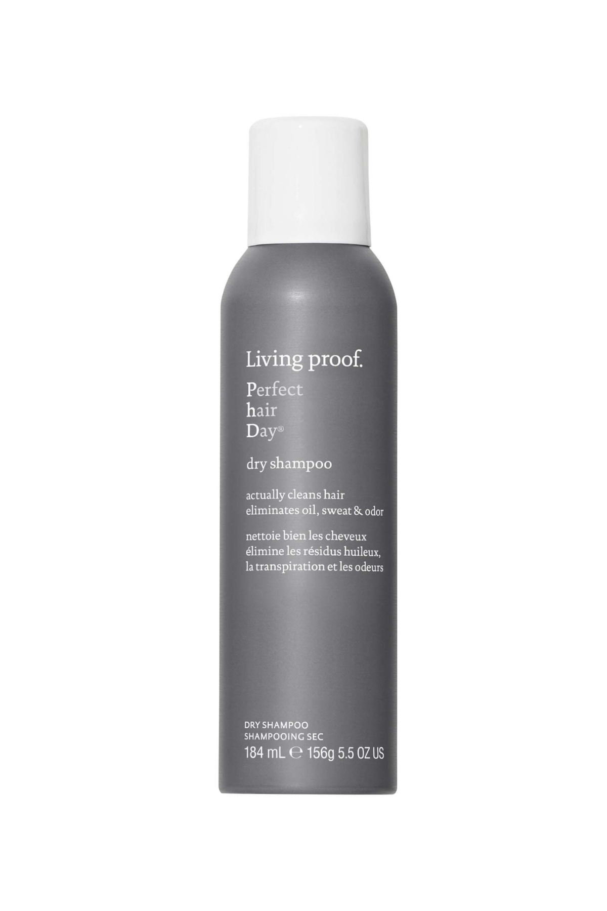 A bottle of Living Proof PhD Dry Shampoo.