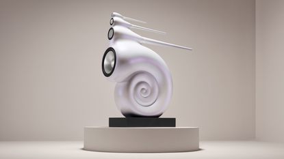 Bowers & Wilkins Nautilus 30th Anniversary edition in Abalone Pearl, among our pick of sculptural speakers
