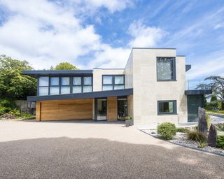 Resin bound driveway by David James Architects