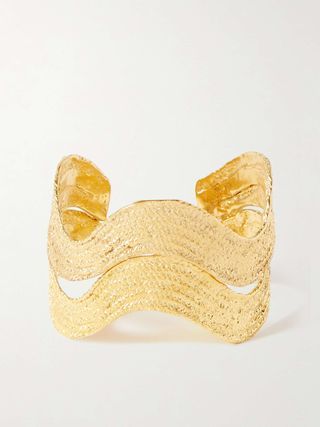 Dionysus Set of Two Gold-Plated Cuffs