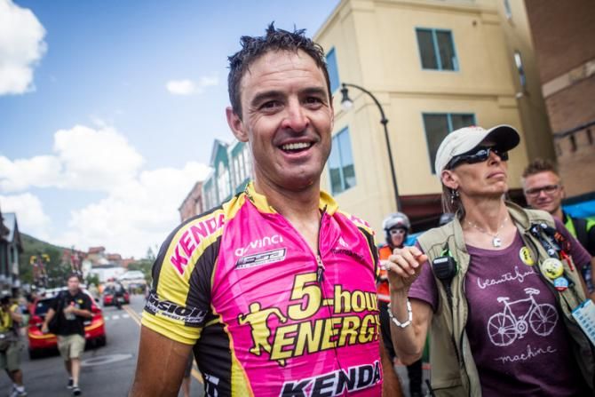 Paco Mancebo (Kenda-5 Hour Energy) was all smiles after his stage victory.