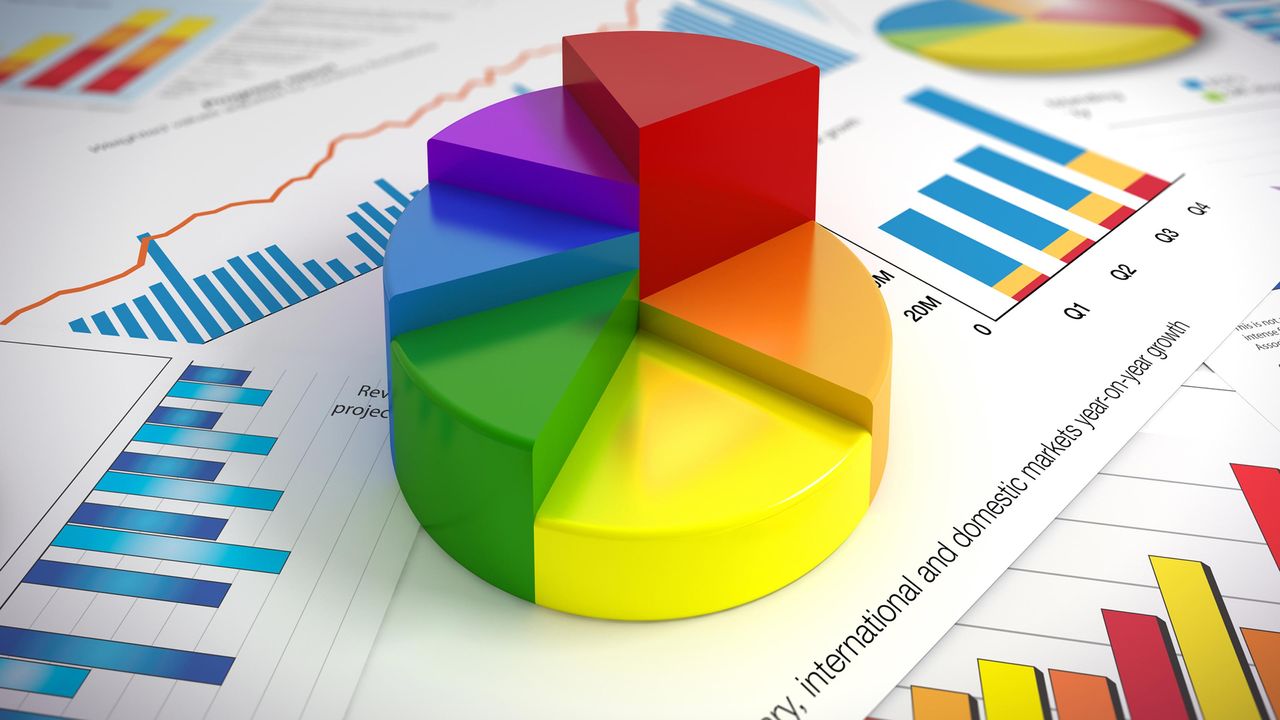 A colorful pie chart.