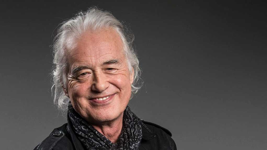 Jimmy Page studio portrait