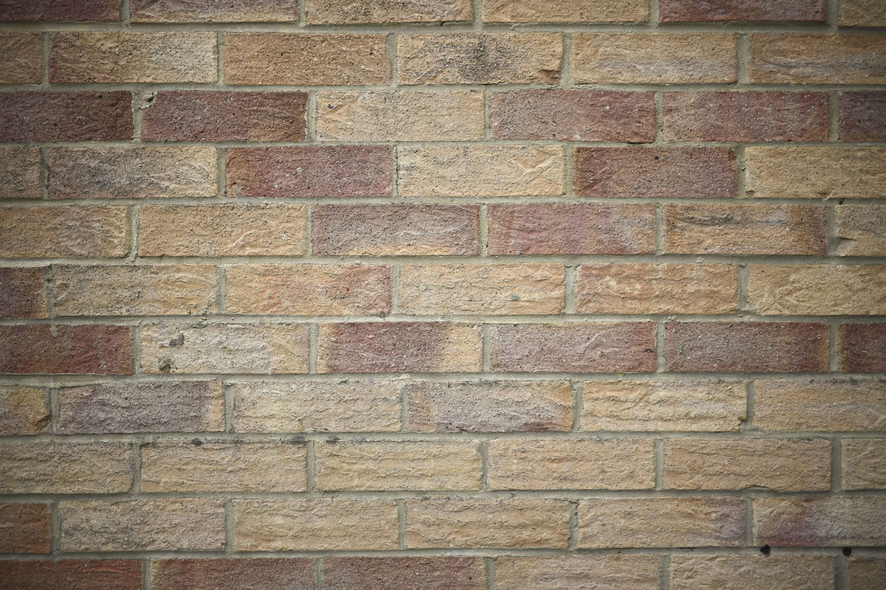 Image of a brick wall taken with the Nikkor Z DX 24mm f/1.7 lens to show vignetting