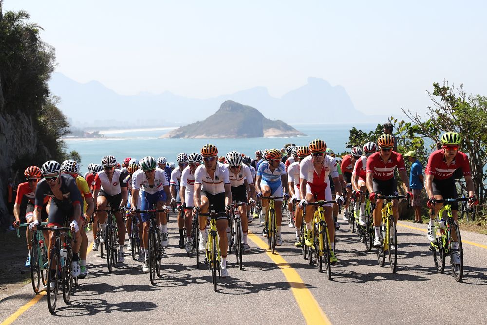 The men's road race in Rio