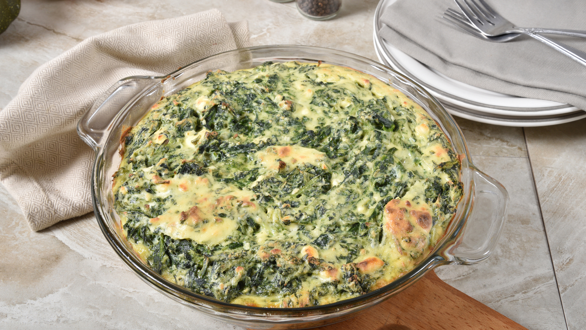 Keto quiche sin corteza