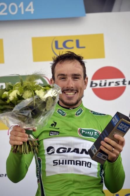 John Degenkolb (Giant-Shimano) was pleased to bring home the green jersey in Paris-Nice