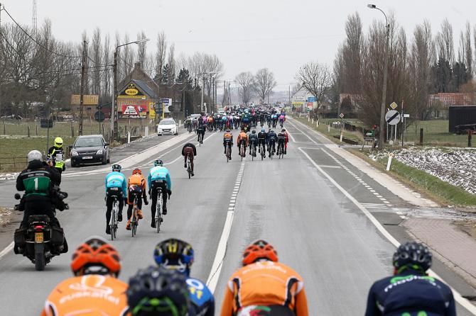 The Euskaltel-Euskadi riders found themselves on the wrong side of the echelons