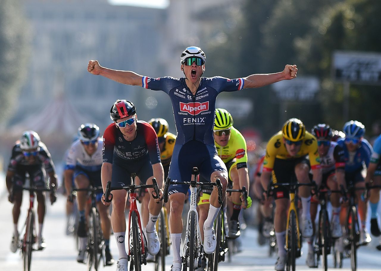 Mathieu van der Poel wins stage 4 of the Settimana Internazionale Coppi e Bartali