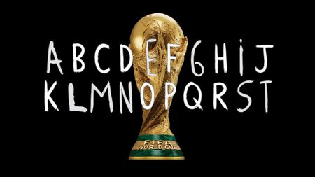 FIFA World Cup logo and Malvinas Sans font