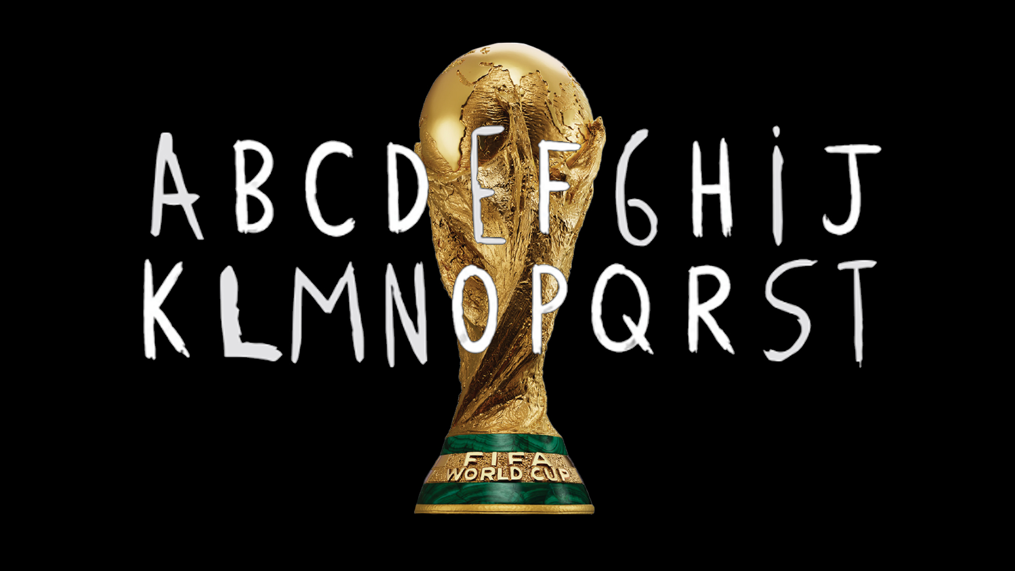 FIFA World Cup logo and Malvinas Sans font