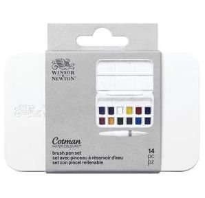 Best watercolour paints: Set of Winsor and Newton Cotman watercolour pans