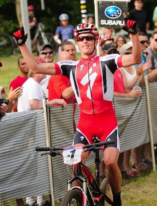 Max Plaxton (Specialized) wins the Subaru Cup Pro-XCT
