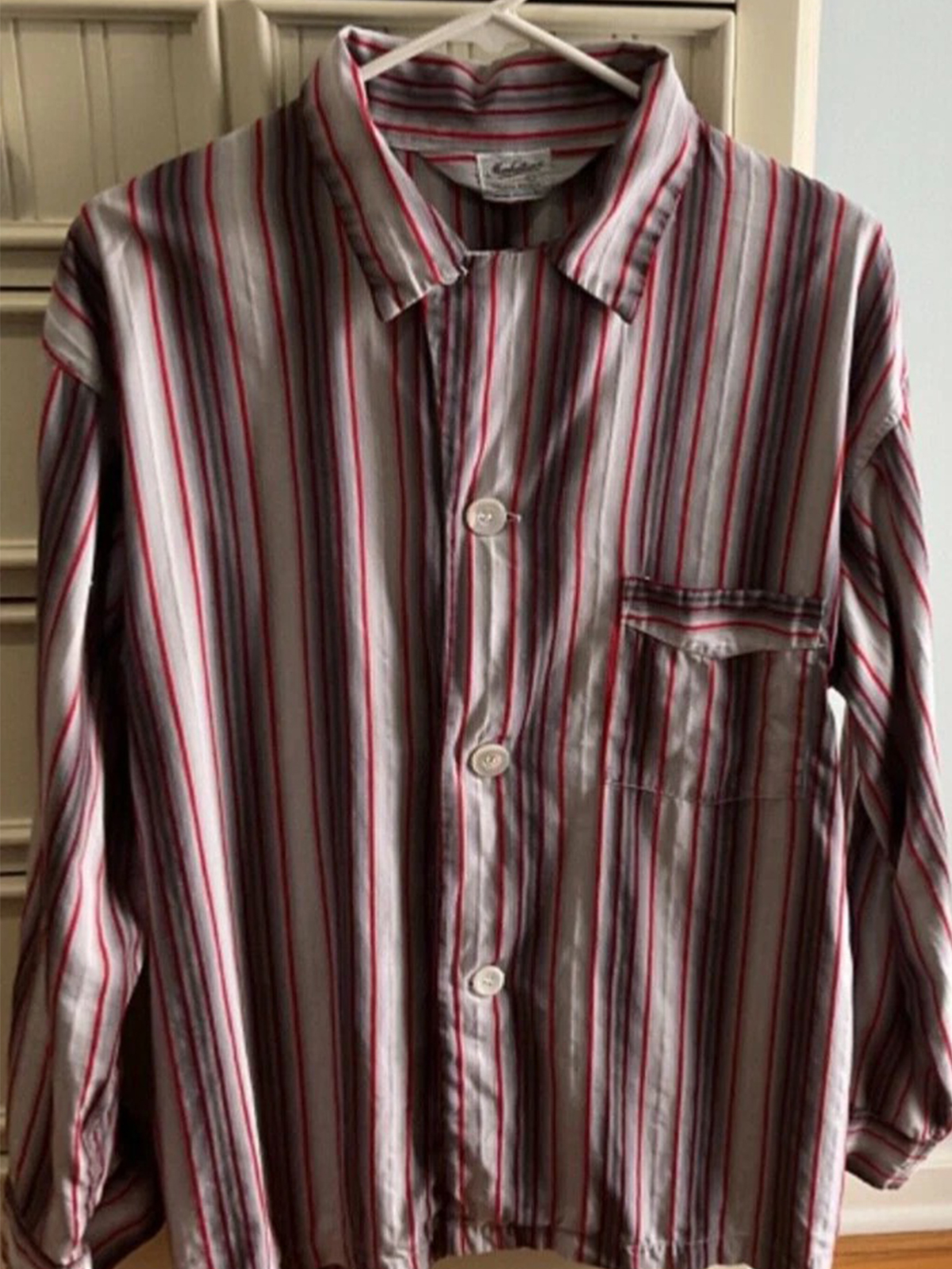 Vintage Manhattan Golden Needle Striped Pajama 2pc Set. Circa 1960&amp;rsquo;s or &amp;lsquo;70&amp;rsquo;s.