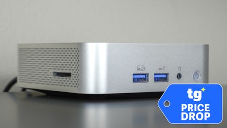 Geekom A6 shown on desk