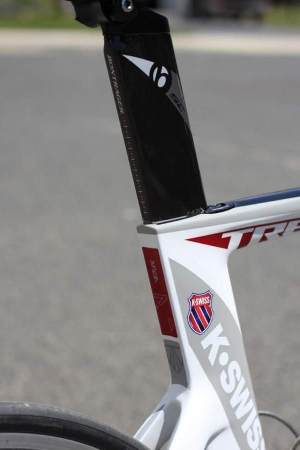 The seatpost is also Kamm Tail shaped.