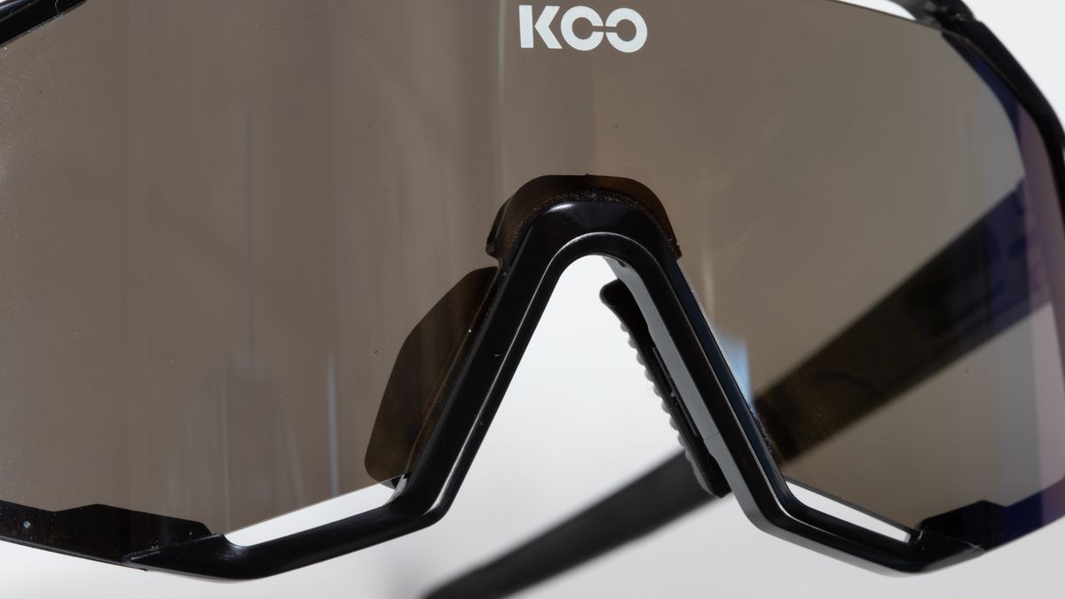 Koo Demos Cycling Sunglasses detail of lower venting