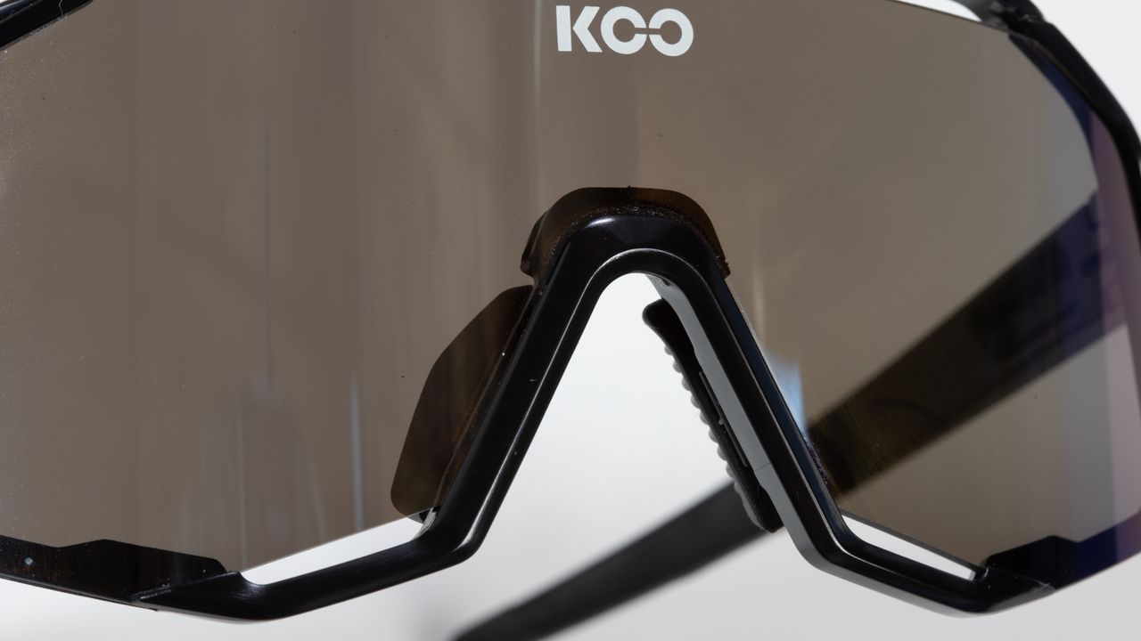 Koo Demos Cycling Sunglasses detail of lower venting