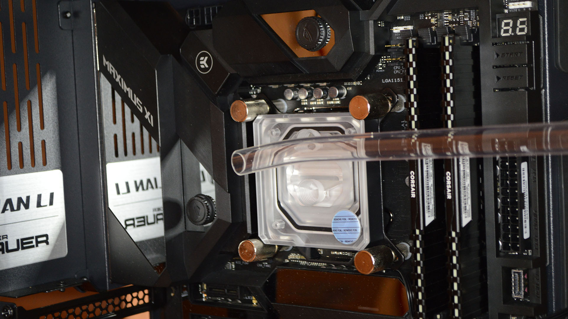 Measuring and cutting tubing to size for custom-loop PC