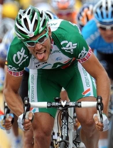 The big Norwegian let it all hang out and came up with a stage win.