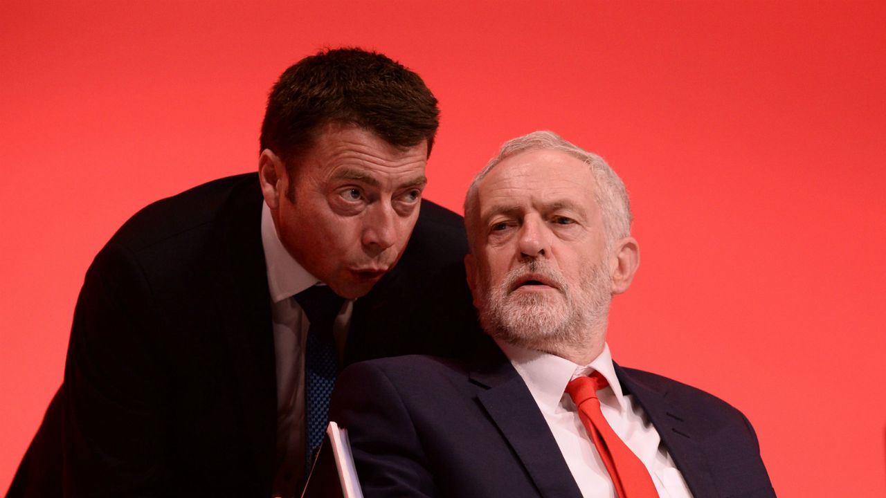 Jeremy Corbyn, Iain McNicol