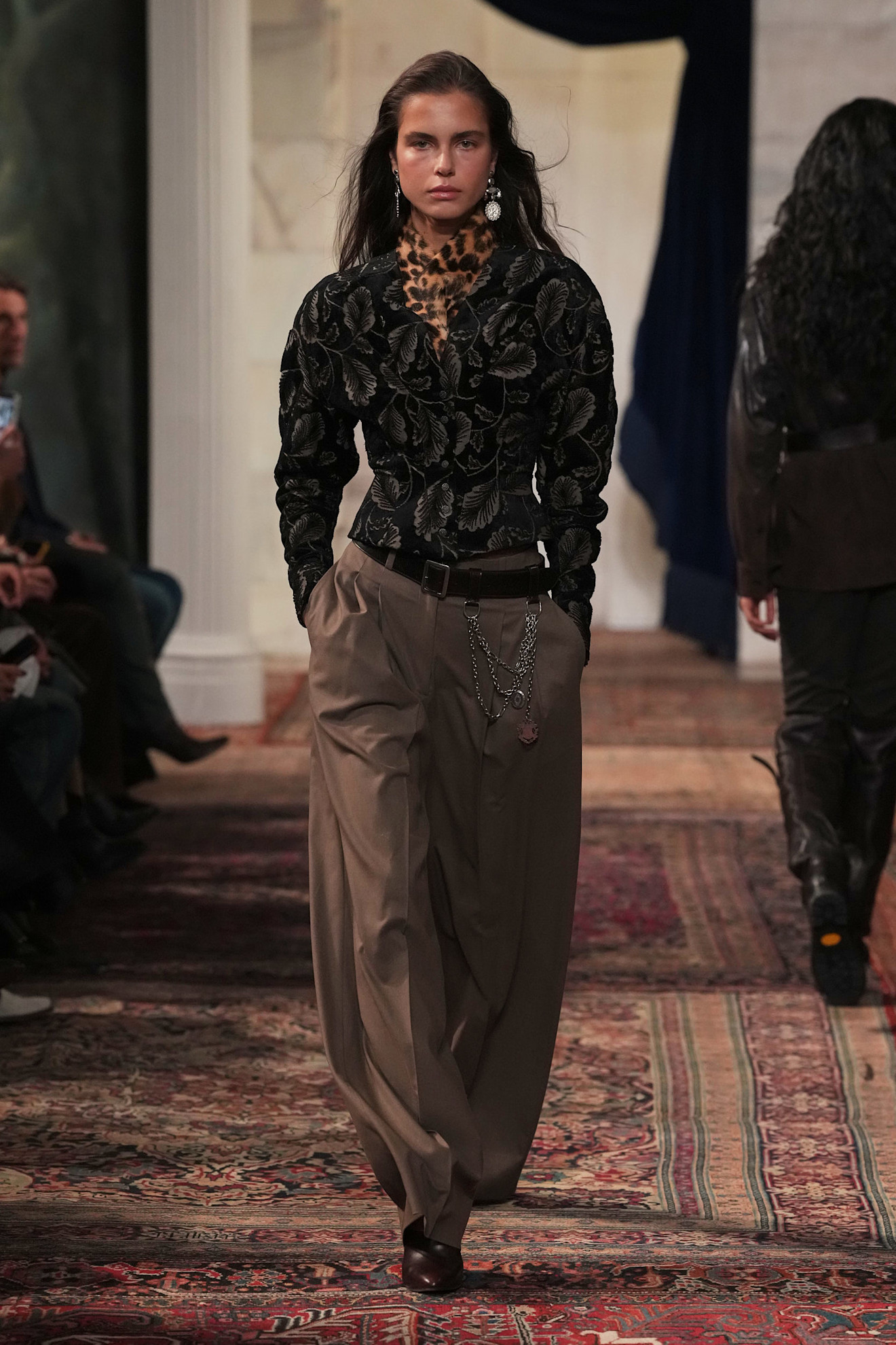 models walk the Ralph Lauren Fall 2026 runway