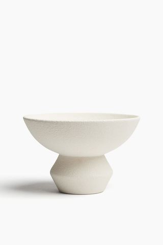 Stoneware Pedestal Bowl