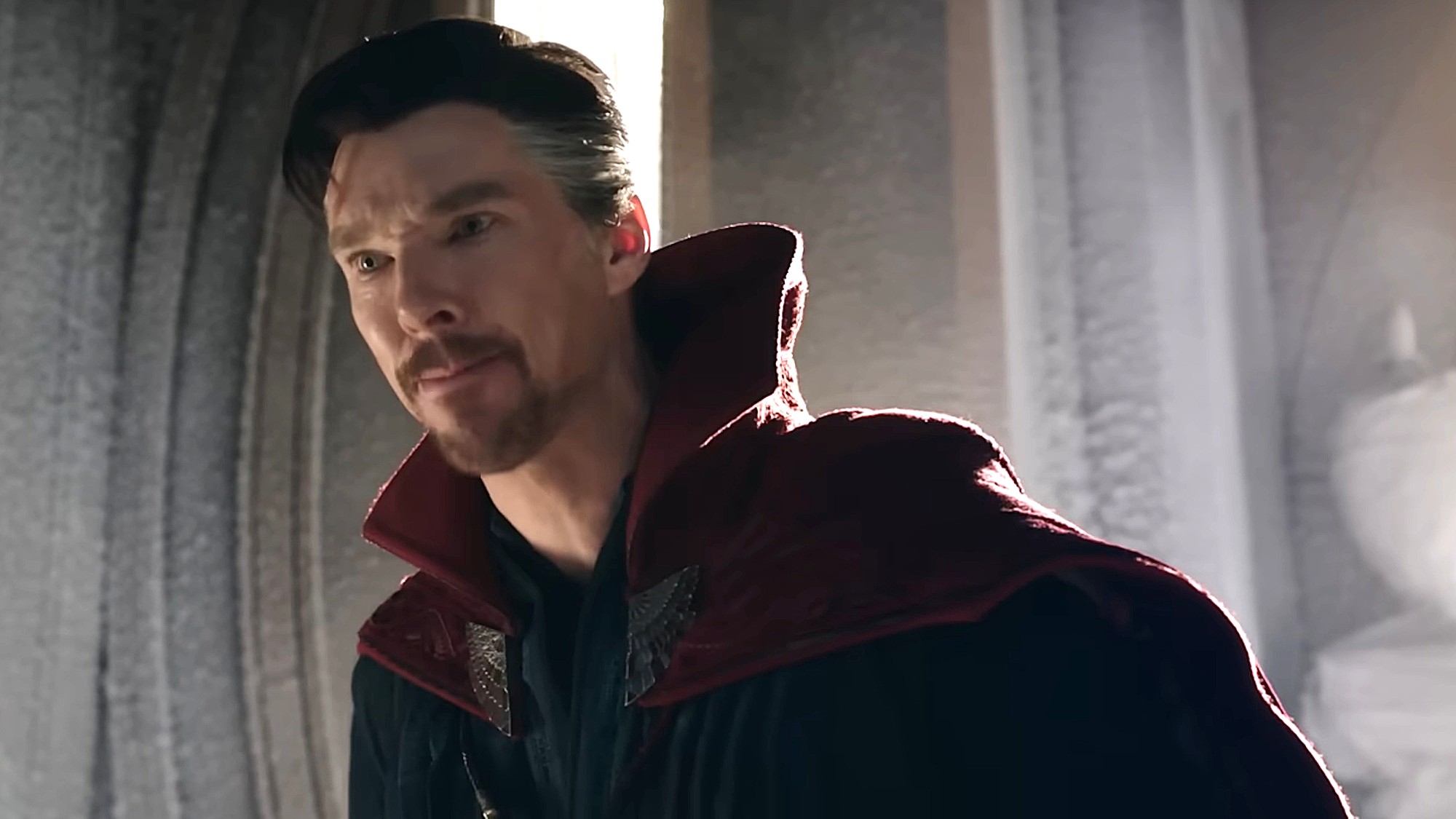 Benedict Cumberbatch as Doctor Strange in Spider-Man: No Way Home.