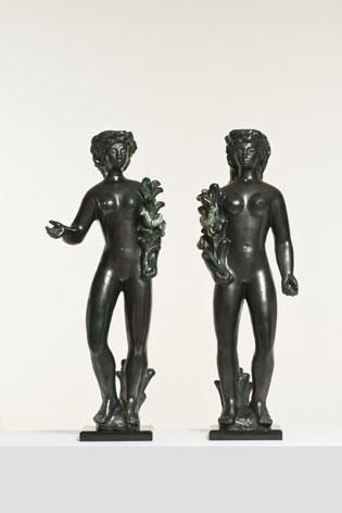 'Femmes aux rameaux' pair of sculptures, by Georges Jouve