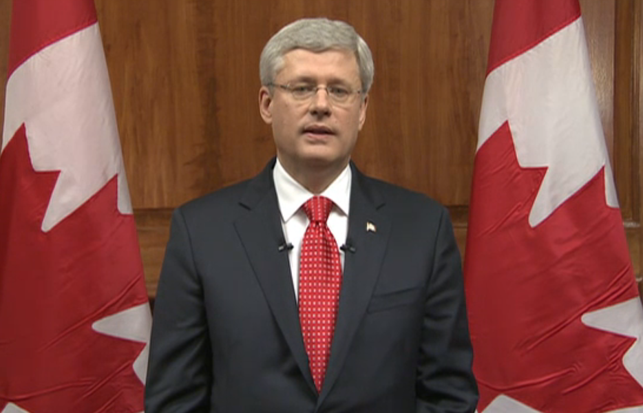 Stephen Harper delivers address on terrorist attacks: &amp;#039;Canada will never be intimidated&amp;#039;