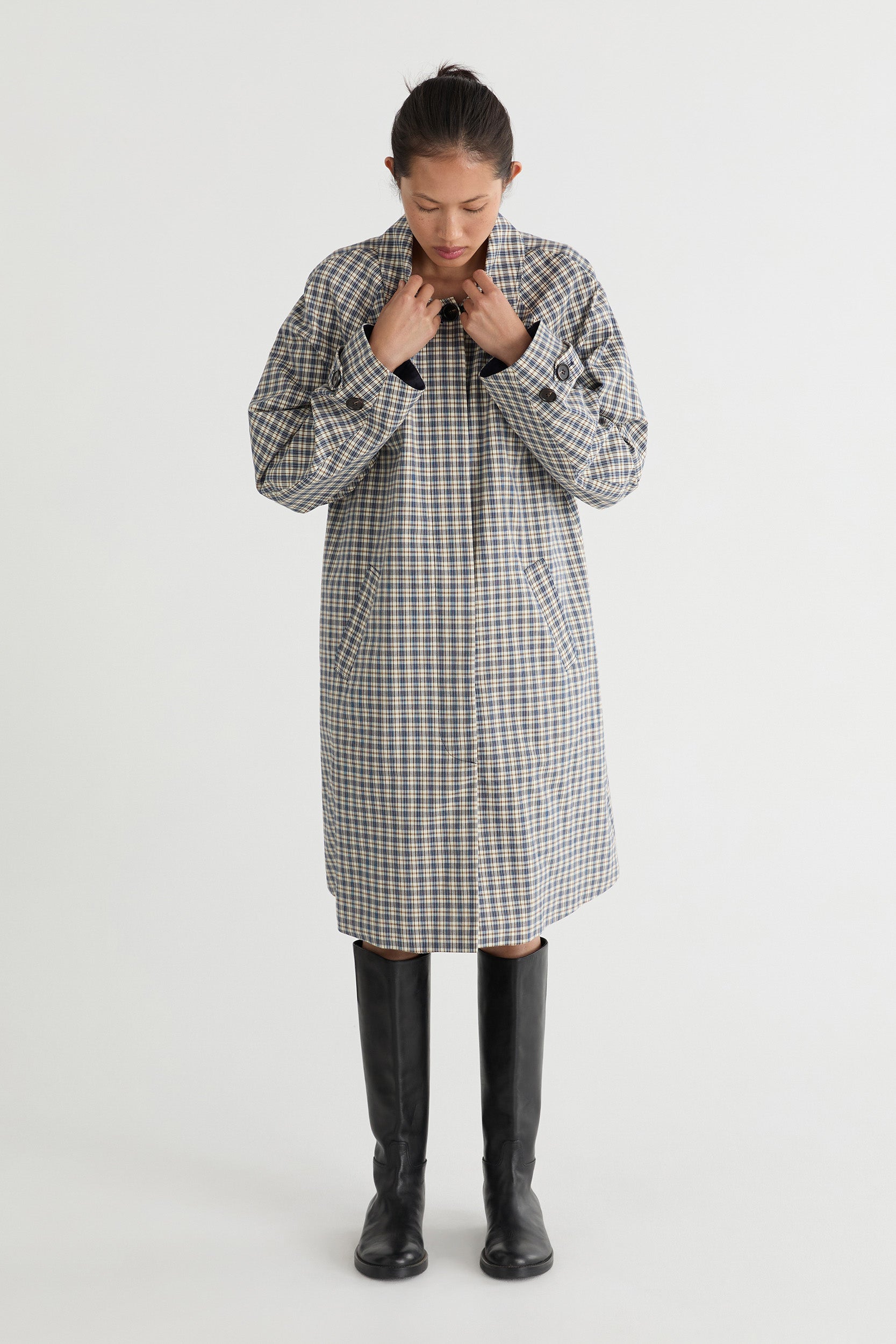 The Lou Coat - Check / Xxs