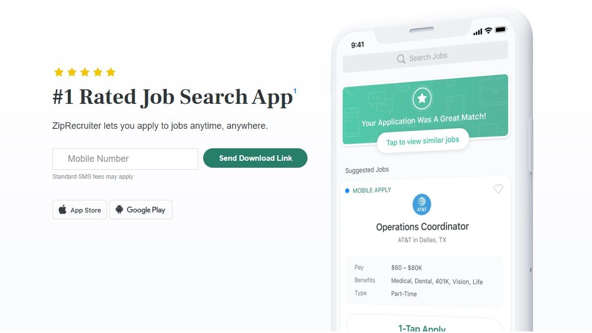 ZipRecruiter job recruiter site review TechRadar