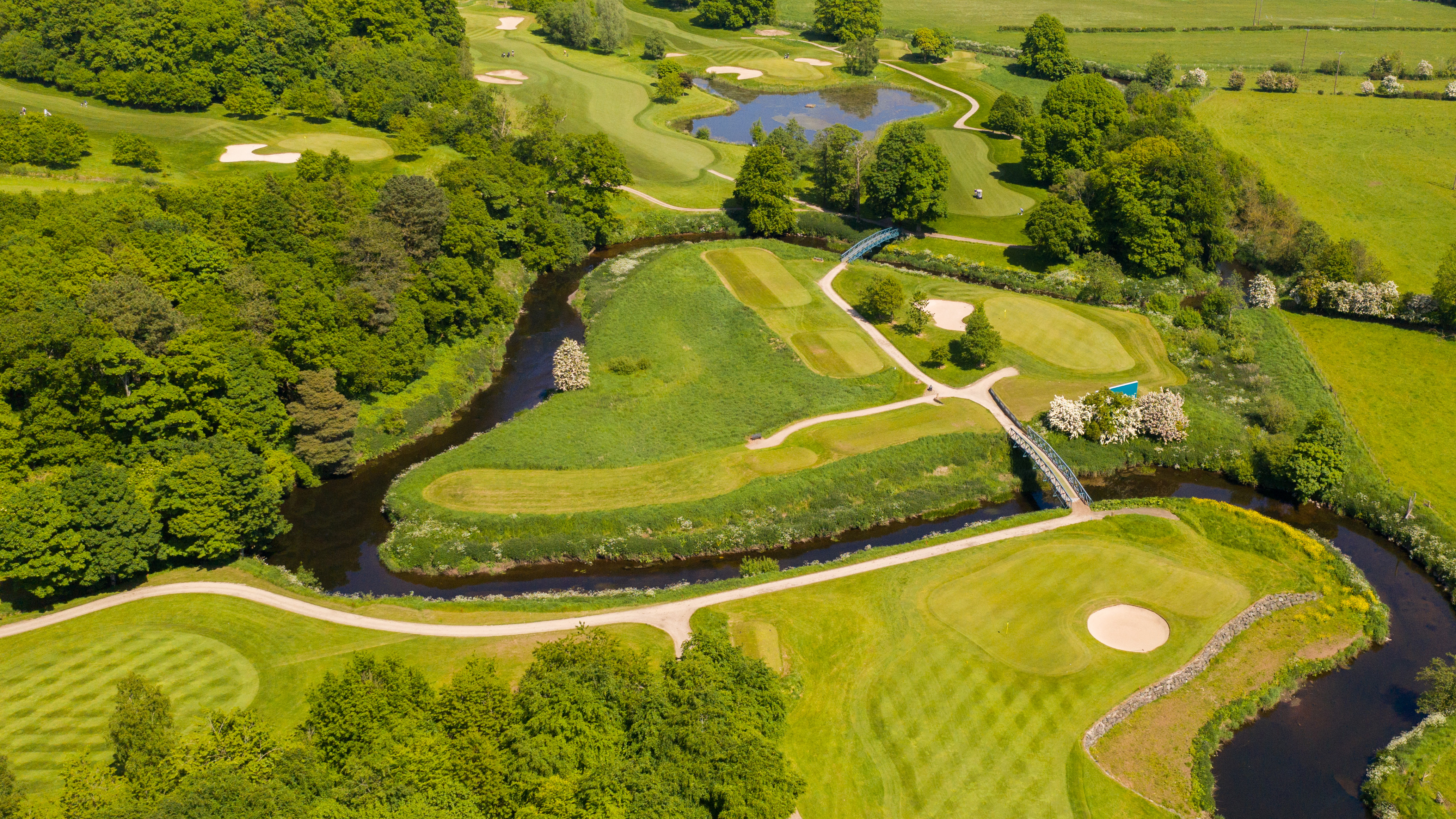 Galgorm Castle - Aerial