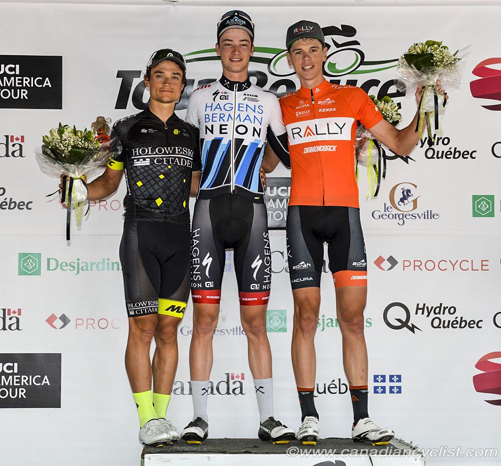 Podium: l to r - Robin Carpenter, Ian Garrison, Matteo Dal-Cin