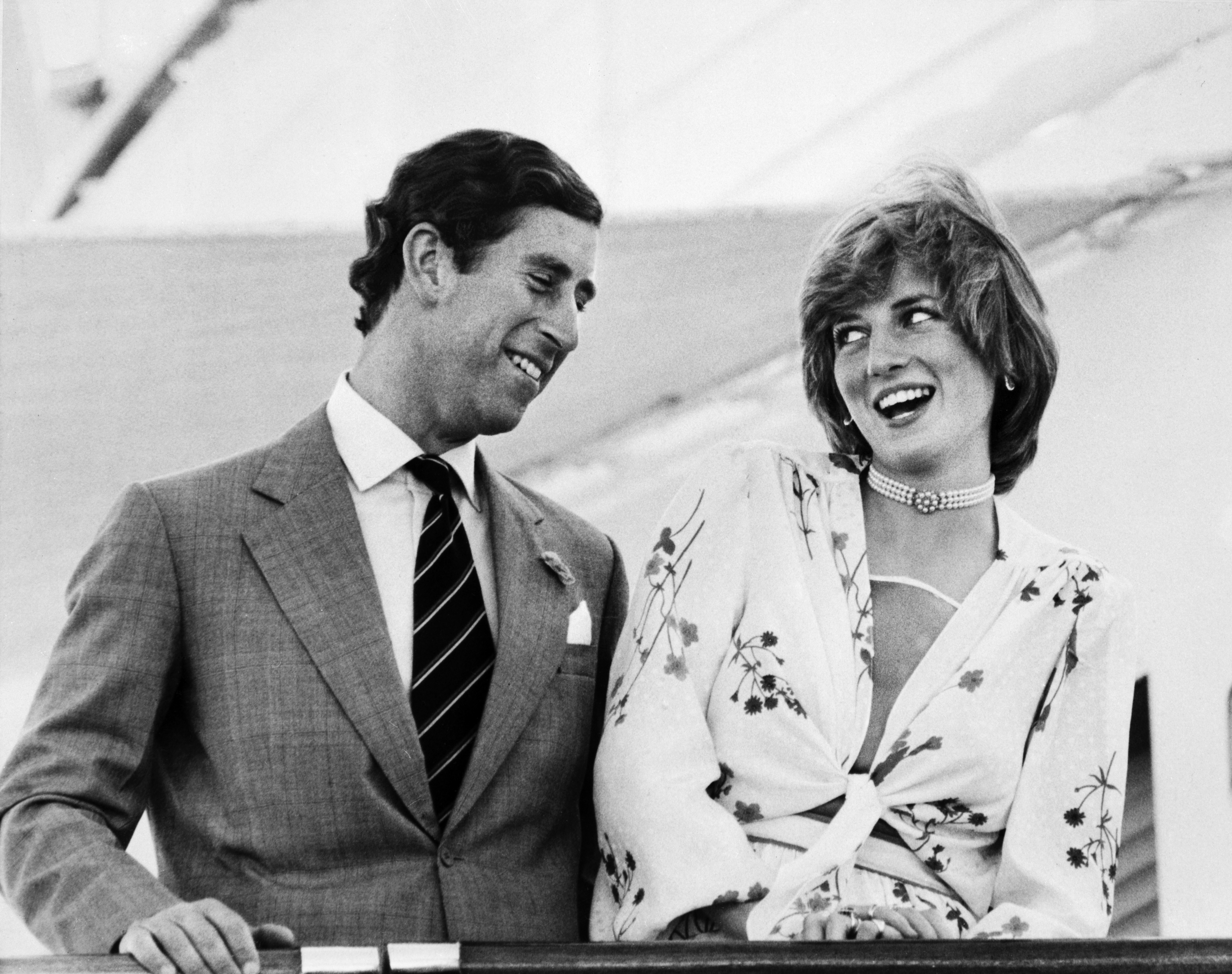 diana - with charles honeymoon