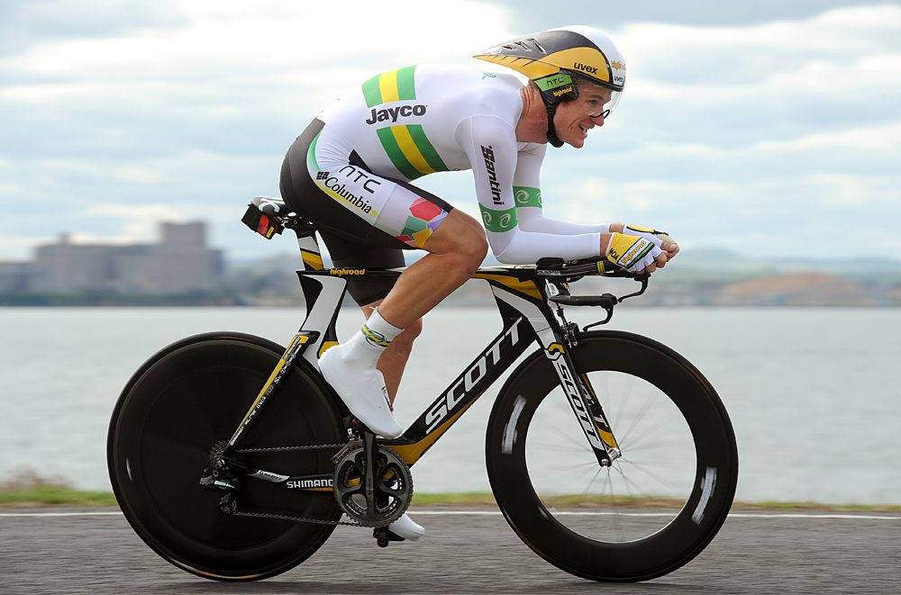 Michael Rogers was fifth in the 2010 TT worlds behind Cancellara