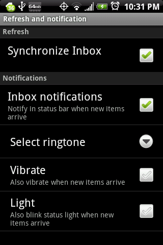 Google Voice settings two