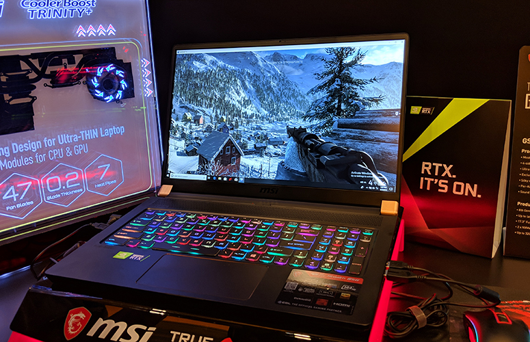 Hands On: GS75 Stealth Is Sexy, Light and First With RTX 2080 Max-Q | Laptop Mag