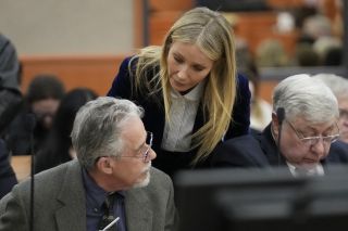 Gwyneth Paltrow talks to her accuser in court.