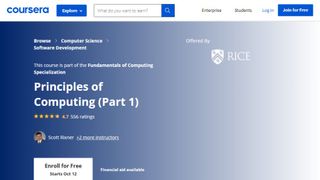 Website screenshot for Coursera